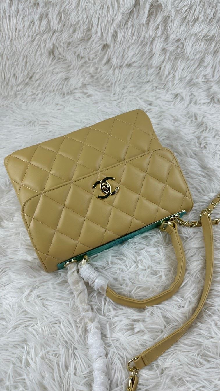 Ch**el top handle bags